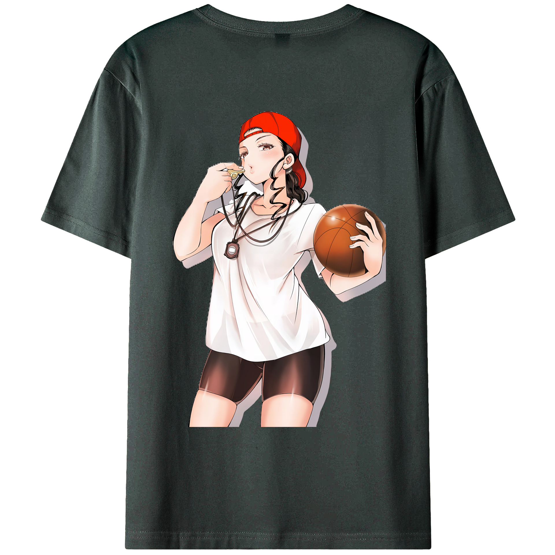 （画像用） SLAM DUNK／スラムダンク 綿100％ メンズ半袖Tシャツ（バックプリント） 通気性